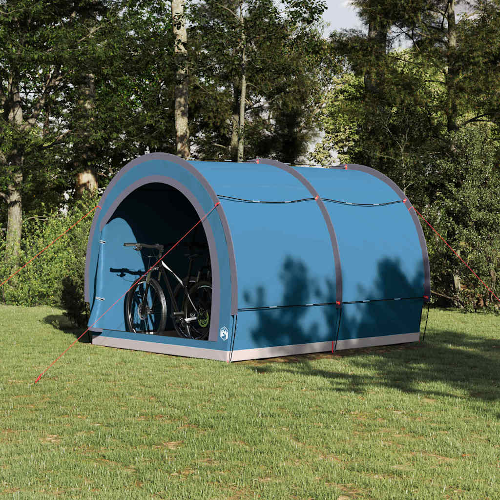 Tenda para arrumação de bicicletas Azul 256 x 222 x 182 cm