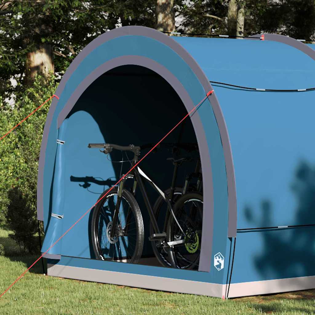 Tenda para arrumação de bicicletas Azul 256 x 222 x 182 cm