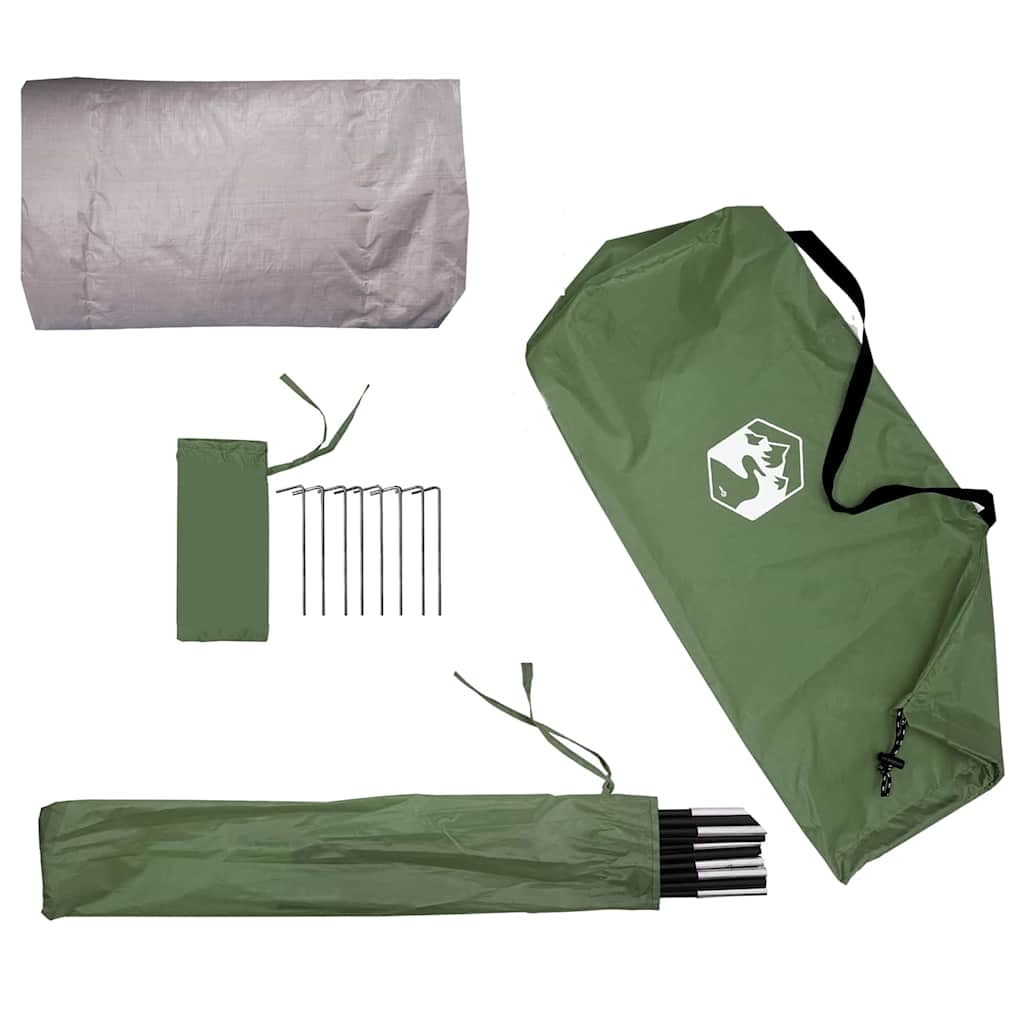 Tenda para arrumação de bicicletas Verde 210 x 90 x 174 cm