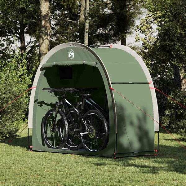 Tenda para arrumação de bicicletas Verde 210 x 90 x 174 cm