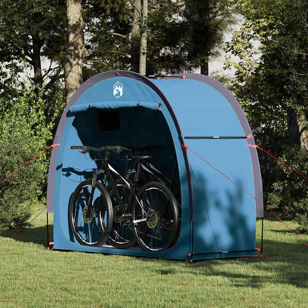 Tenda para arrumação de bicicletas Azul 210 x 90 x 174 cm
