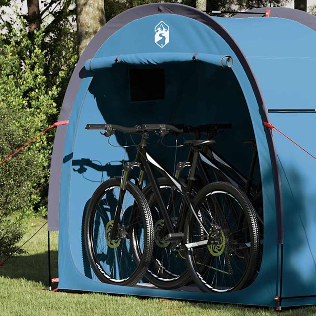 Tenda para arrumação de bicicletas Azul 210 x 90 x 174 cm