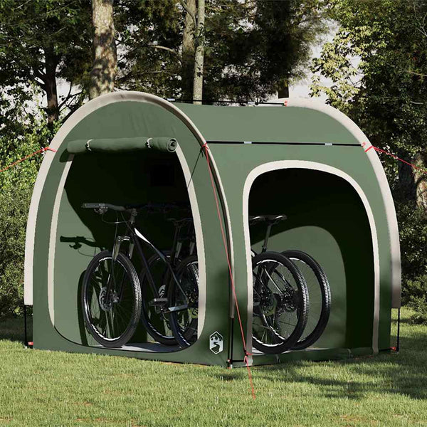 Tenda para arrumação de bicicletas Verde 218 x 156 x 180 cm