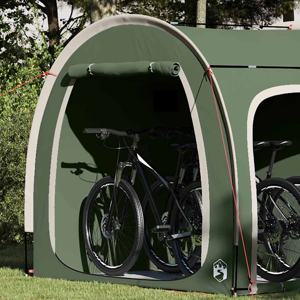 Tenda para arrumação de bicicletas Verde 218 x 156 x 180 cm