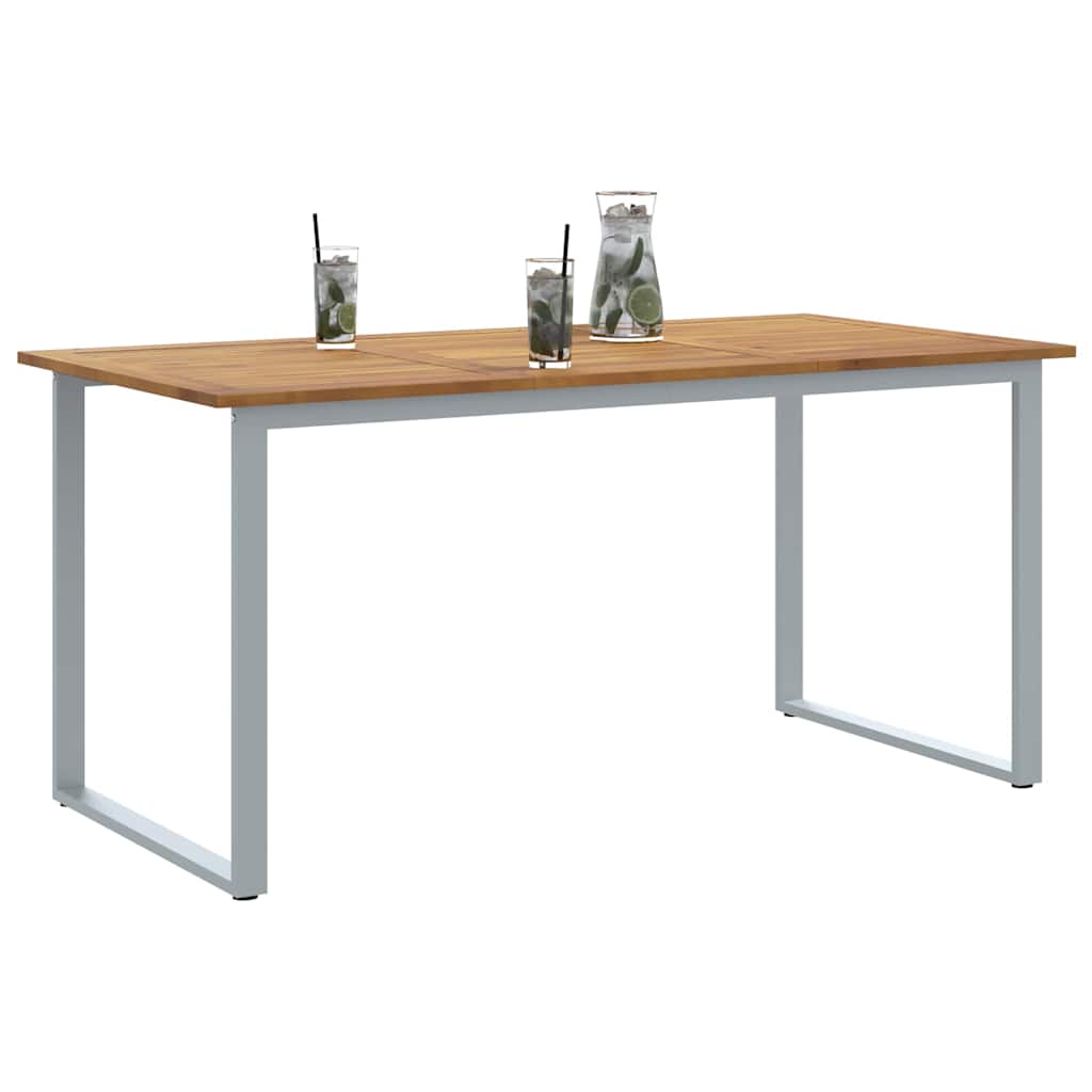 Mesa de Jantar para Jardim Cinzeto 160 x 80 x 75 cm