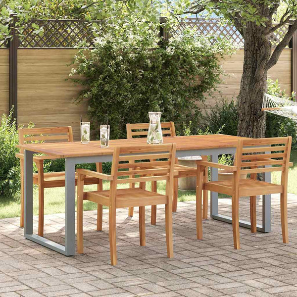 Mesa de Jantar para Jardim Cinzeto 200 x 90 x 75 cm