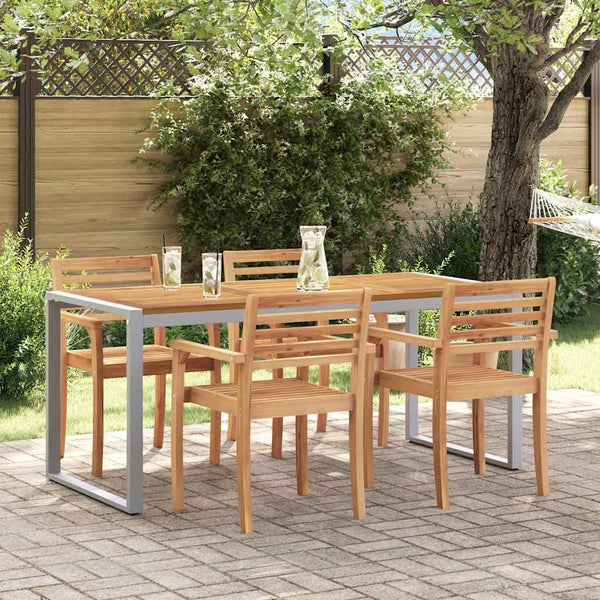 Mesa de Jantar para Jardim Cinzeto 180 x 90 x 75 cm