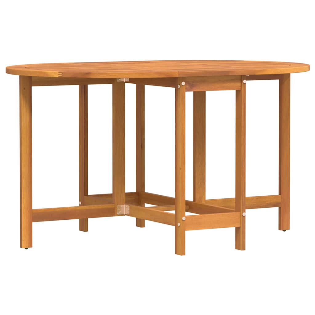 Mesa de Jardim Dobrar 5 pcs Castanho 110 x 60 x 72 cm