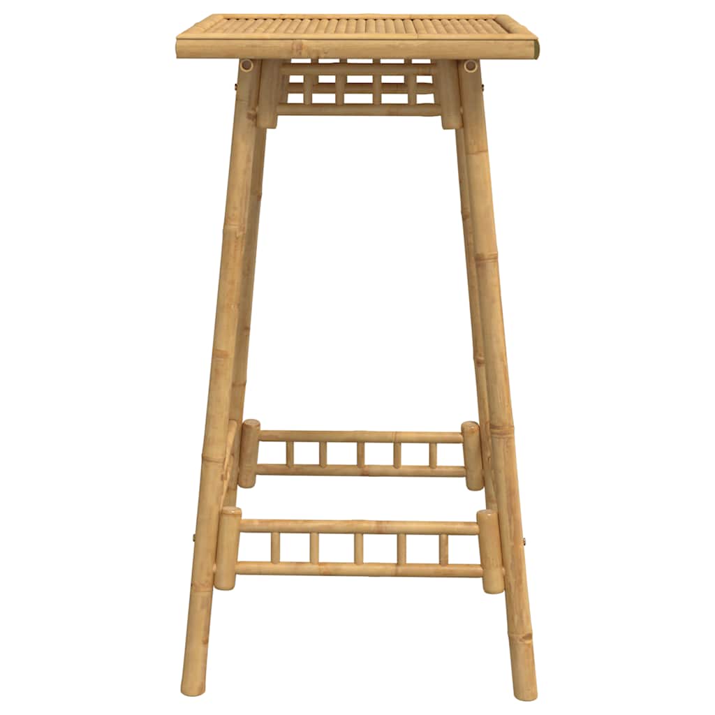 Mesa de bar para exterior quadrado 55x55x100 cm bambu