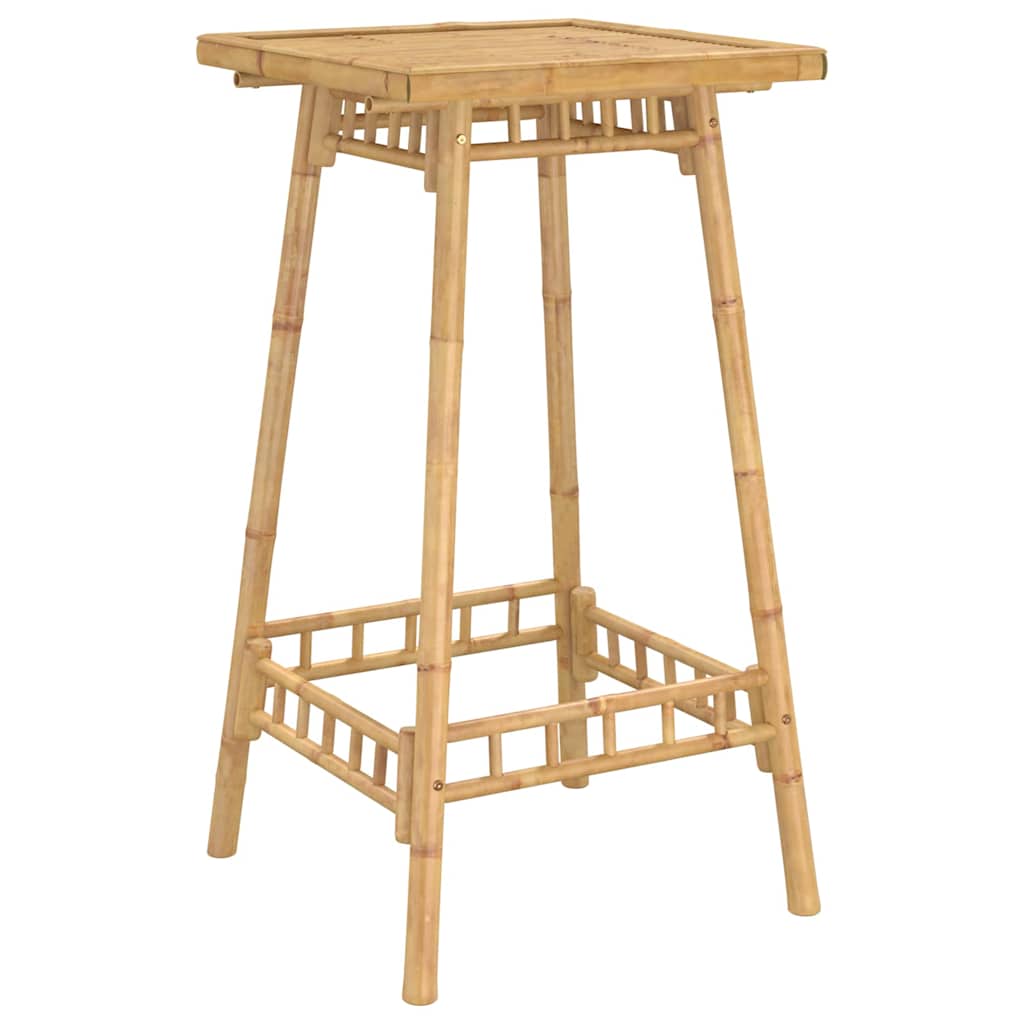 Mesa de bar para exterior quadrado 55x55x100 cm bambu
