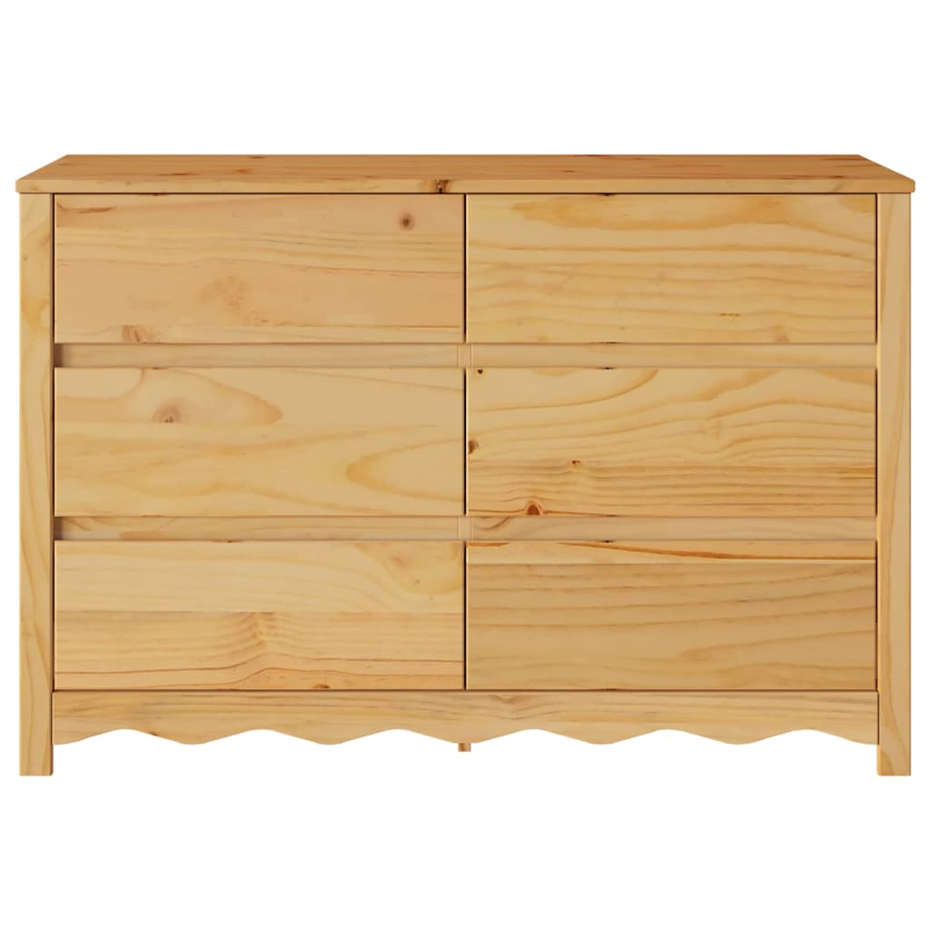 Baú de Gavetas com gaveta Castanho 111 x 43 x 73,5 cm