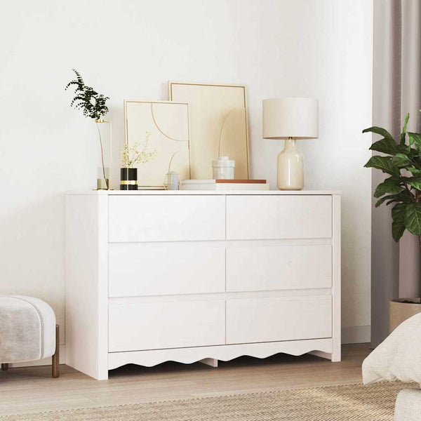 Baú de Gavetas com gaveta Branco 111 x 43 x 73,5 cm