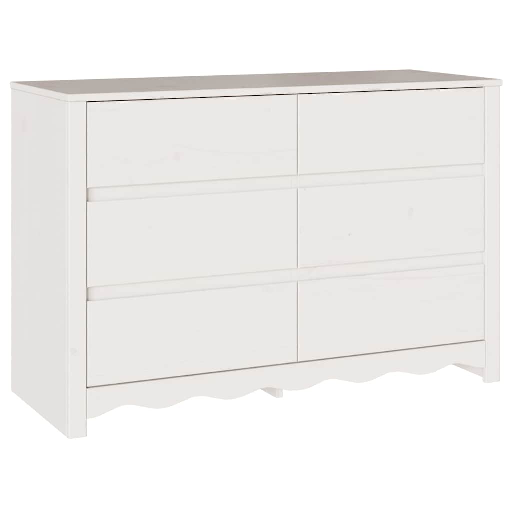 Baú de Gavetas com gaveta Branco 111 x 43 x 73,5 cm