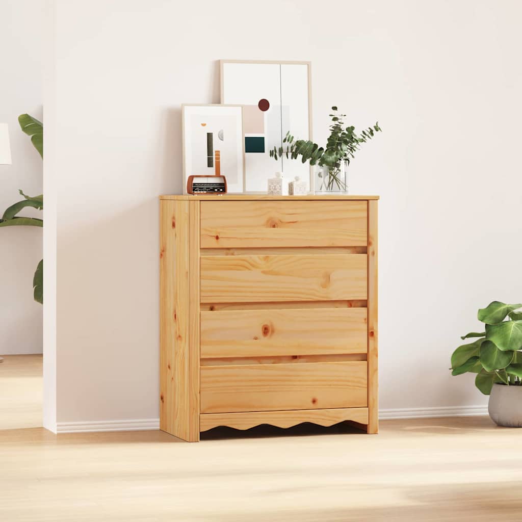 Baú de Gavetas com gaveta Castanho 76.5 x 40 x 91 cm