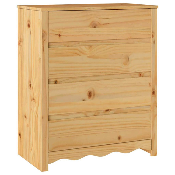 Baú de Gavetas com gaveta Castanho 76.5 x 40 x 91 cm