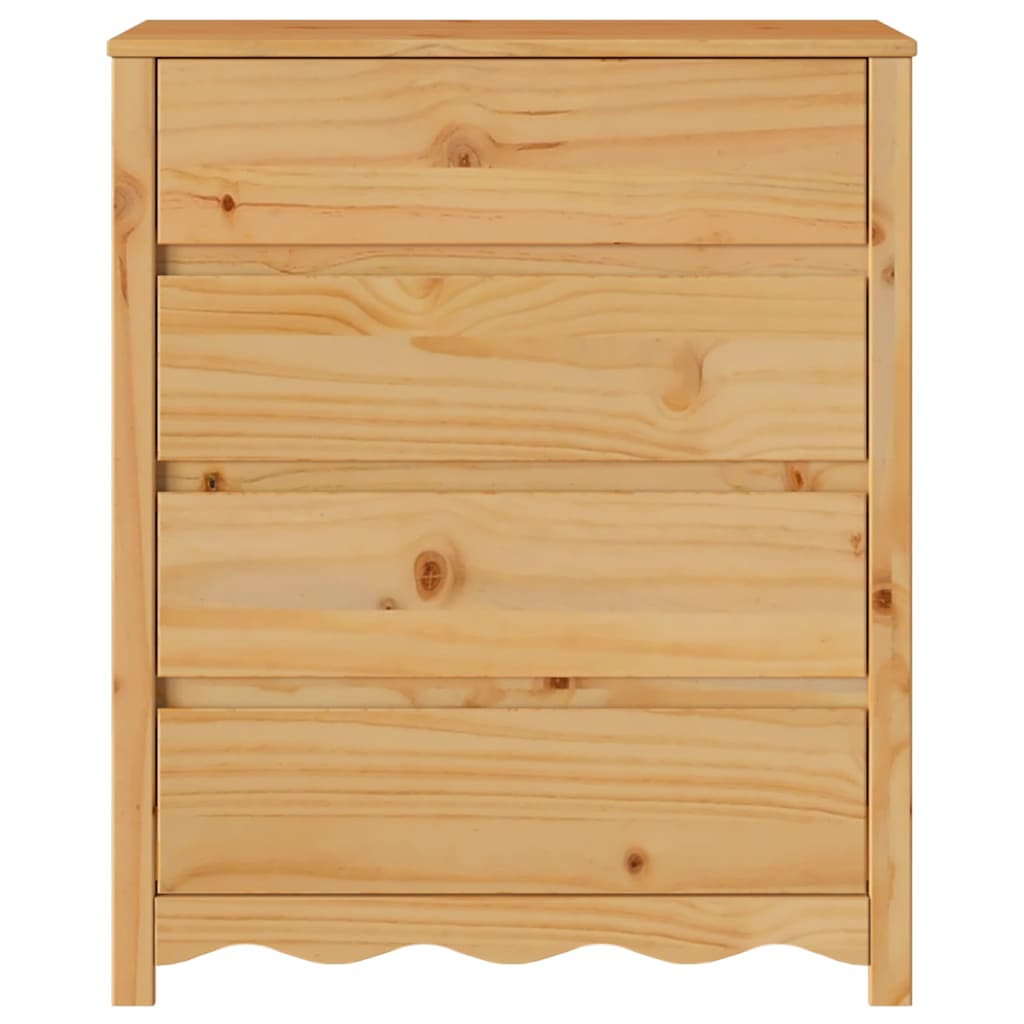 Baú de Gavetas com gaveta Castanho 76.5 x 40 x 91 cm