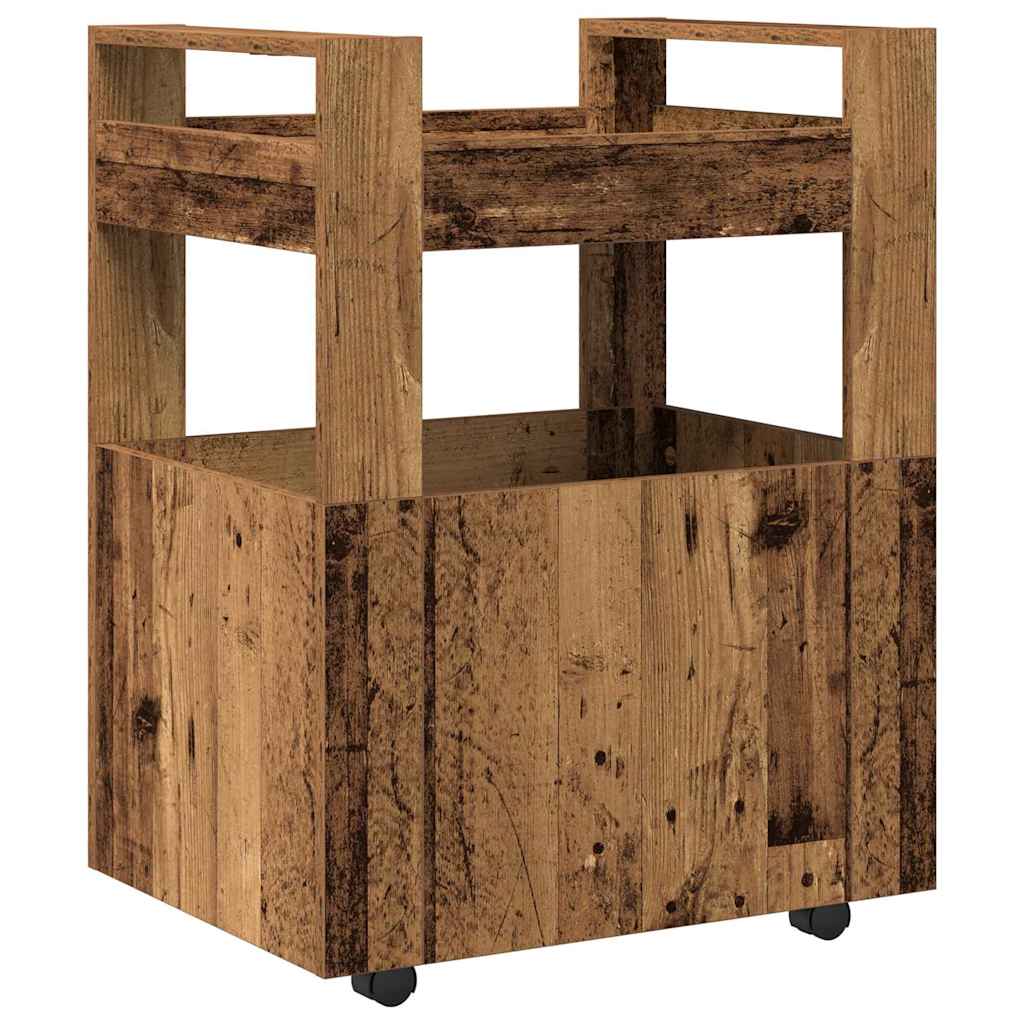 Carrinho de Cozinha Madeira antiga 60 x 45 x 80 cm