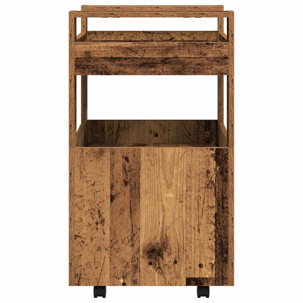 Carrinho de Cozinha Madeira antiga 60 x 45 x 80 cm