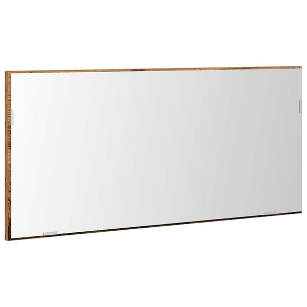 Espelho de banheiro com espelho Madeira antiga 80 x 8.5 x 37 cm
