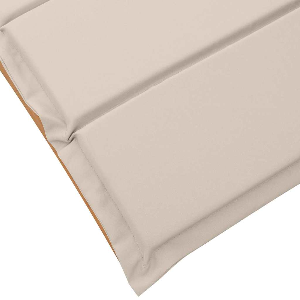 Espreguiçadeira com almofada 2 pcs Branco 184 x 55 x 64cm