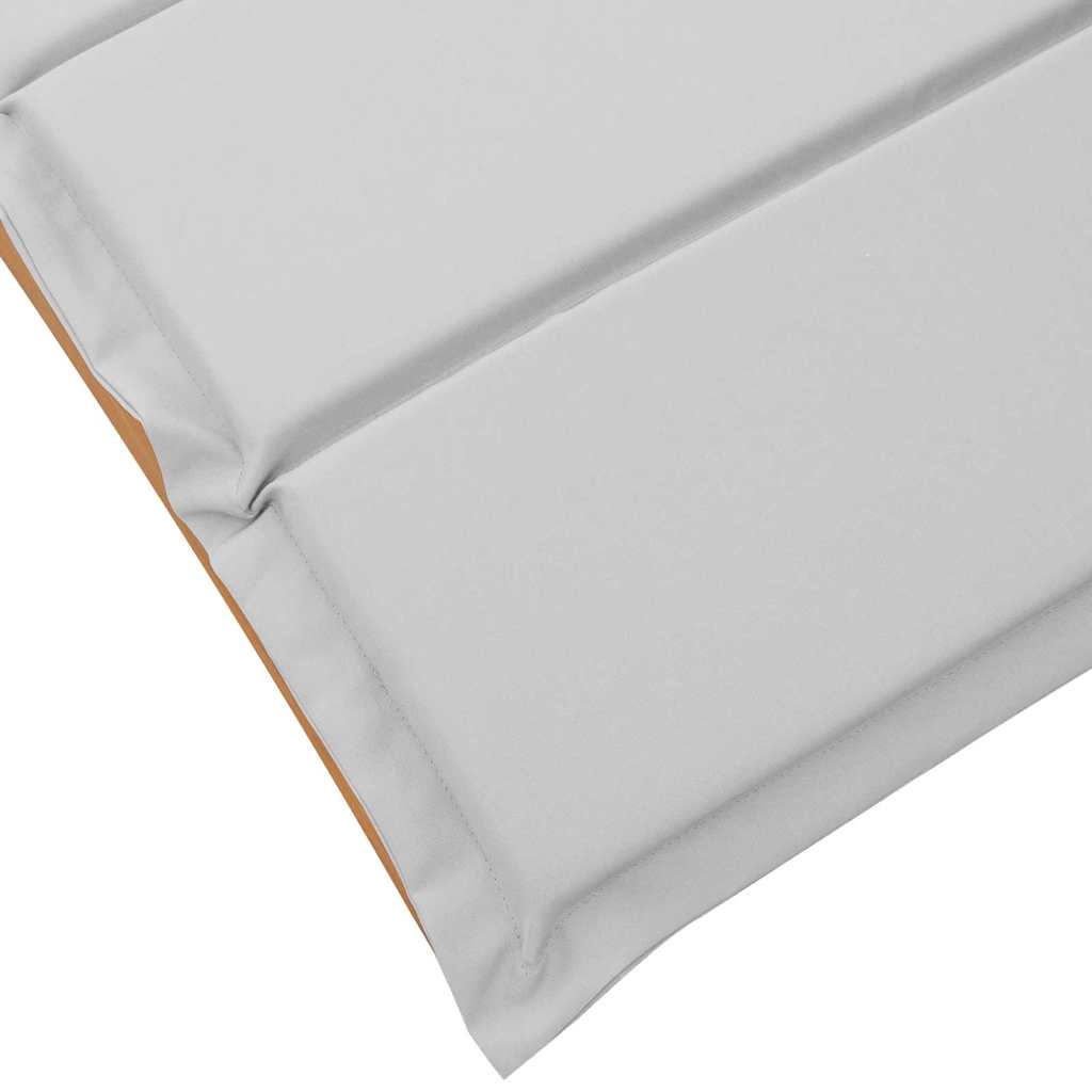 Espreguiçadeira 2-pessoa 2 pcs Cinzento-claro 184 x 55 x 64cm