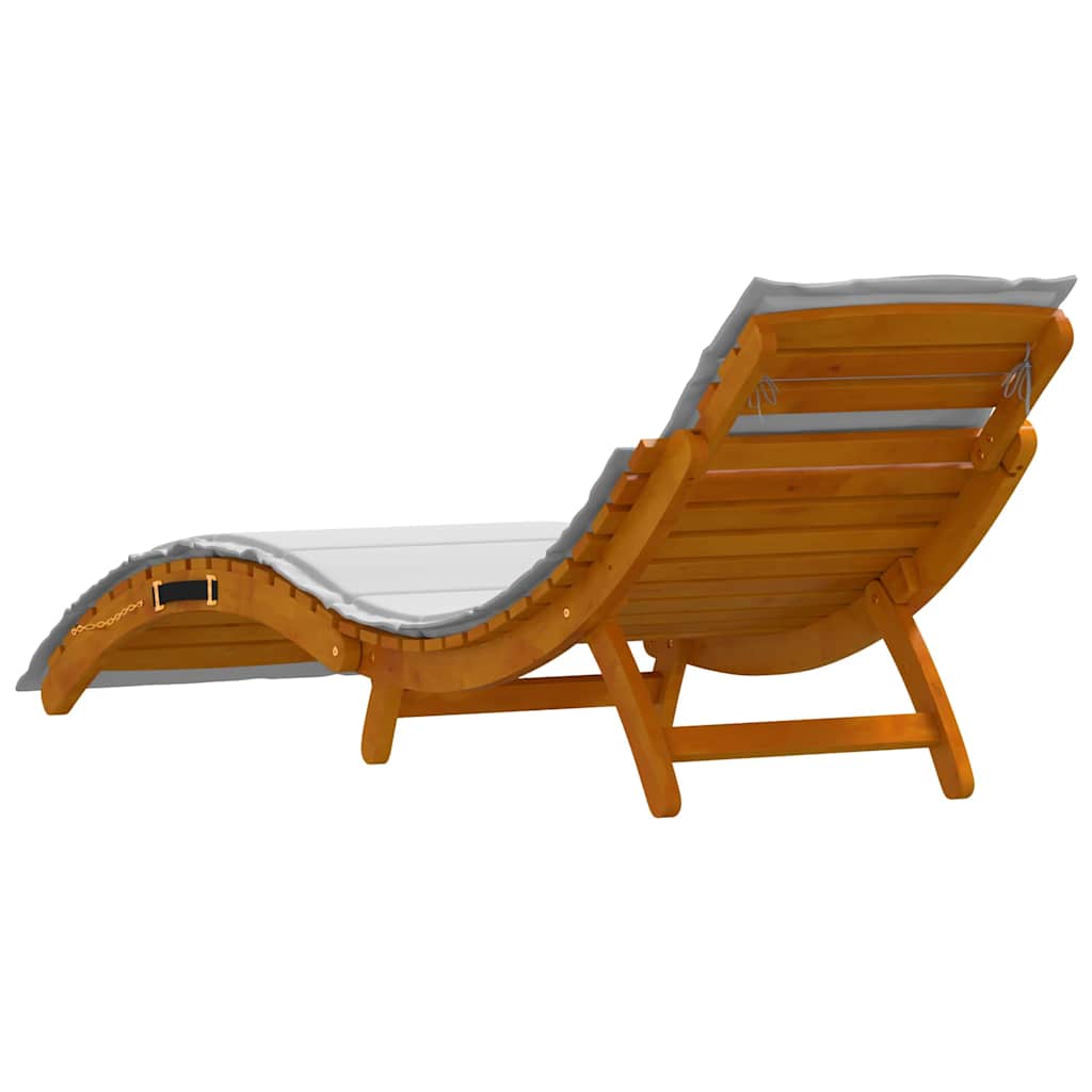 Espreguiçadeira 2-pessoa 2 pcs Cinzento-claro 184 x 55 x 64cm