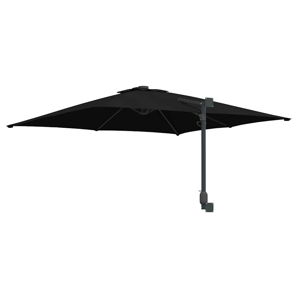 Guarda-sol de Jardim Preto 248,5 x 247,5 x 160 cm