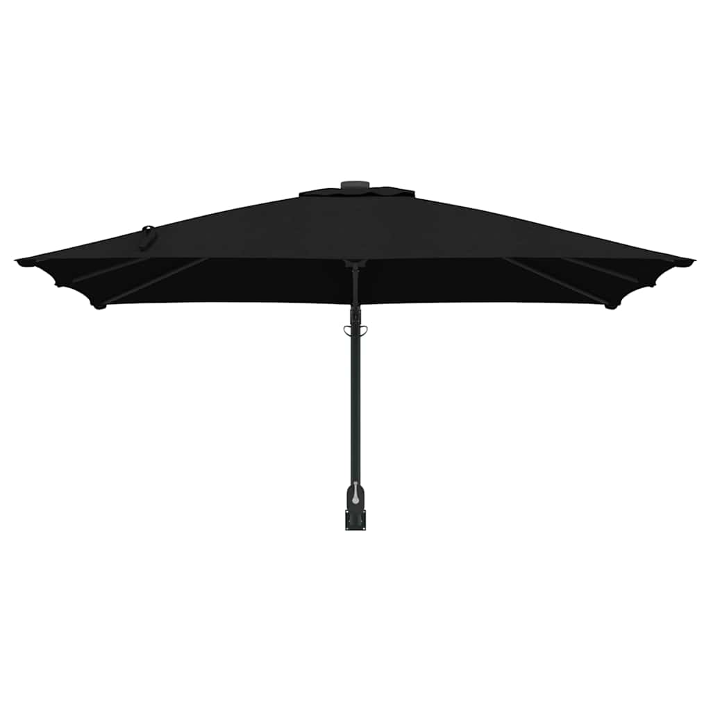 Guarda-sol de Jardim Preto 248,5 x 247,5 x 160 cm