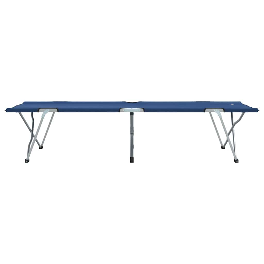 Cama de Camping Dobrável Azul 62 x 194 x 42 cm Tecido Oxford