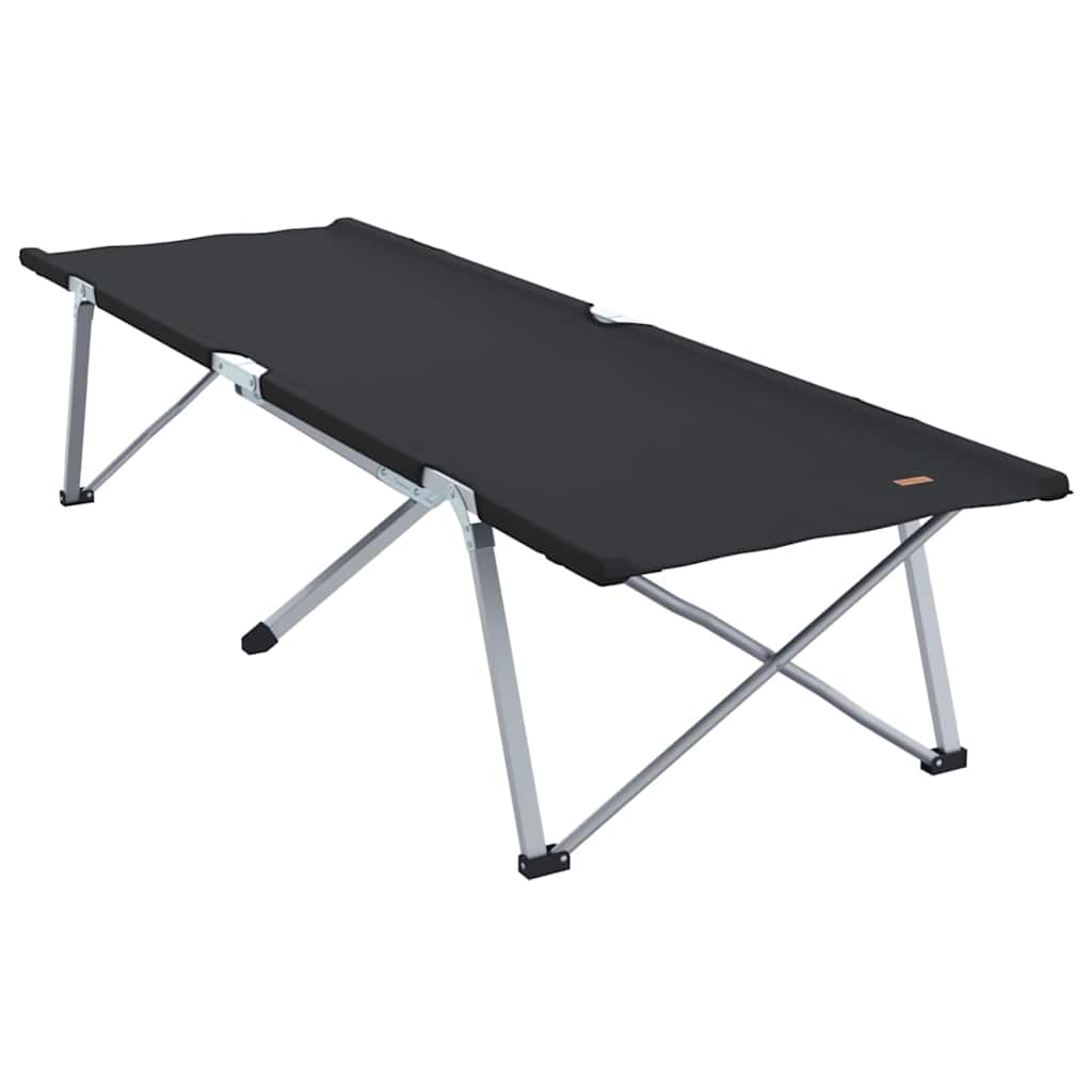 Cama de Camping Dobrável Preto 62 x 194 x 42 cm Tecido Oxford