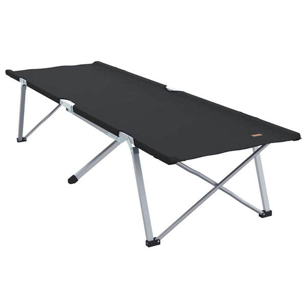 Cama de Camping Dobrável Preto 62 x 194 x 42 cm Tecido Oxford
