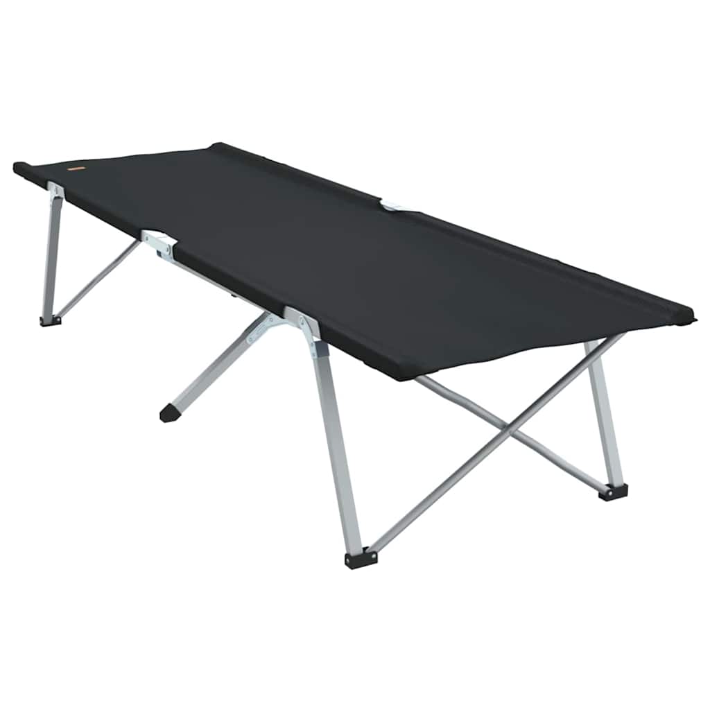 Cama de Camping Dobrável Preto 62 x 194 x 42 cm Tecido Oxford