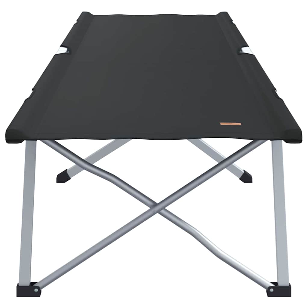 Cama de Camping Dobrável Preto 62 x 194 x 42 cm Tecido Oxford