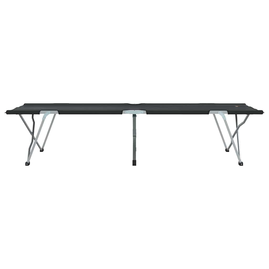 Cama de Camping Dobrável Preto 62 x 194 x 42 cm Tecido Oxford