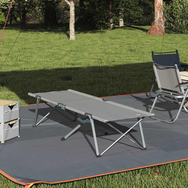 Cama de Camping Dobrável Cinzeto 62 x 194 x 42 cm Tecido Oxford