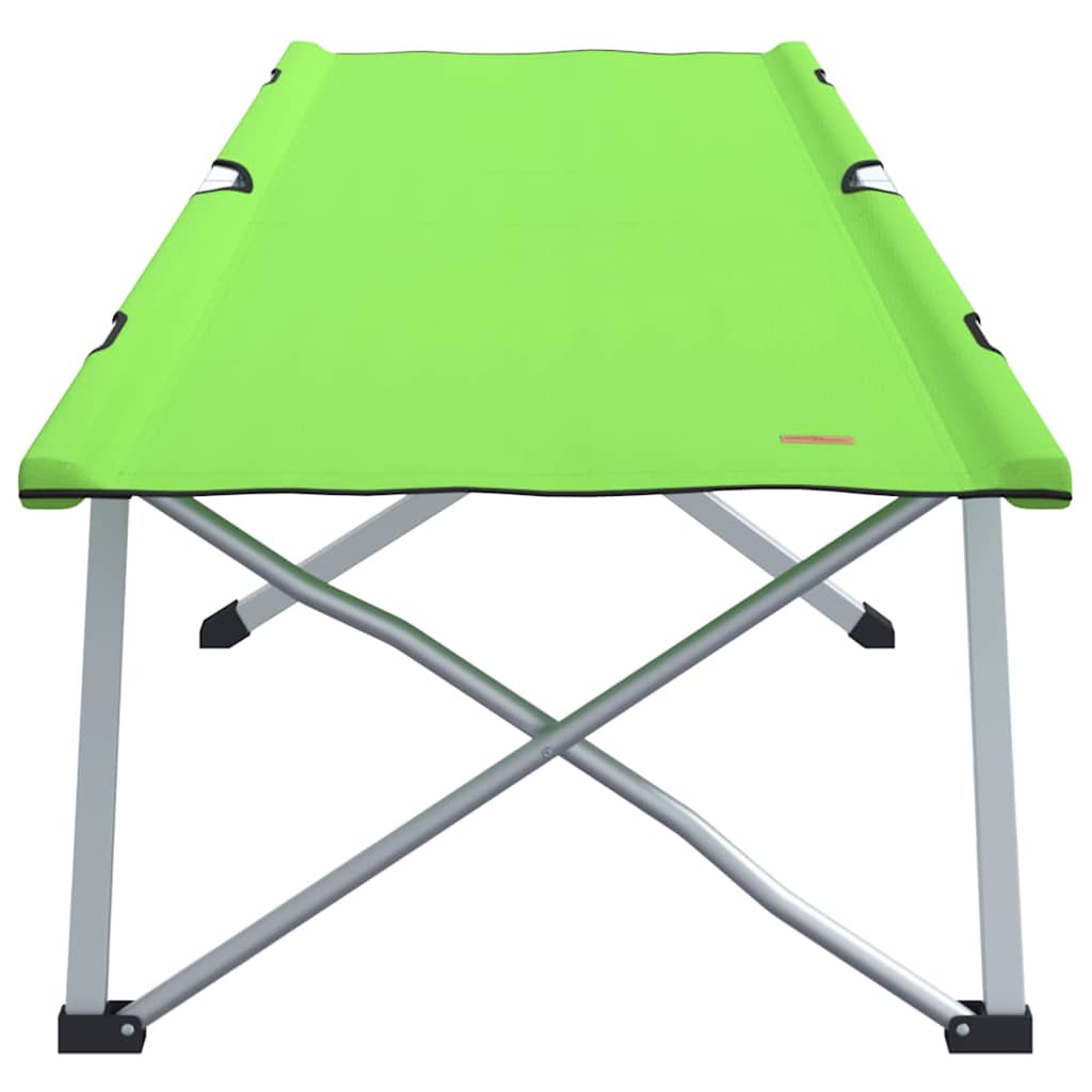 Cama de Camping Dobrável 2 pcs Verde-escuro 62 x 194 x 42 cm