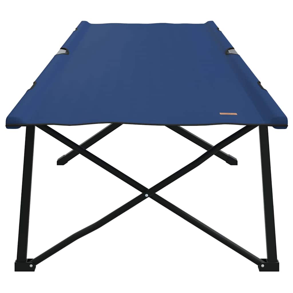 Cama de Camping Dobrável Azul 206 x 76 x 74 cm Tecido Oxford