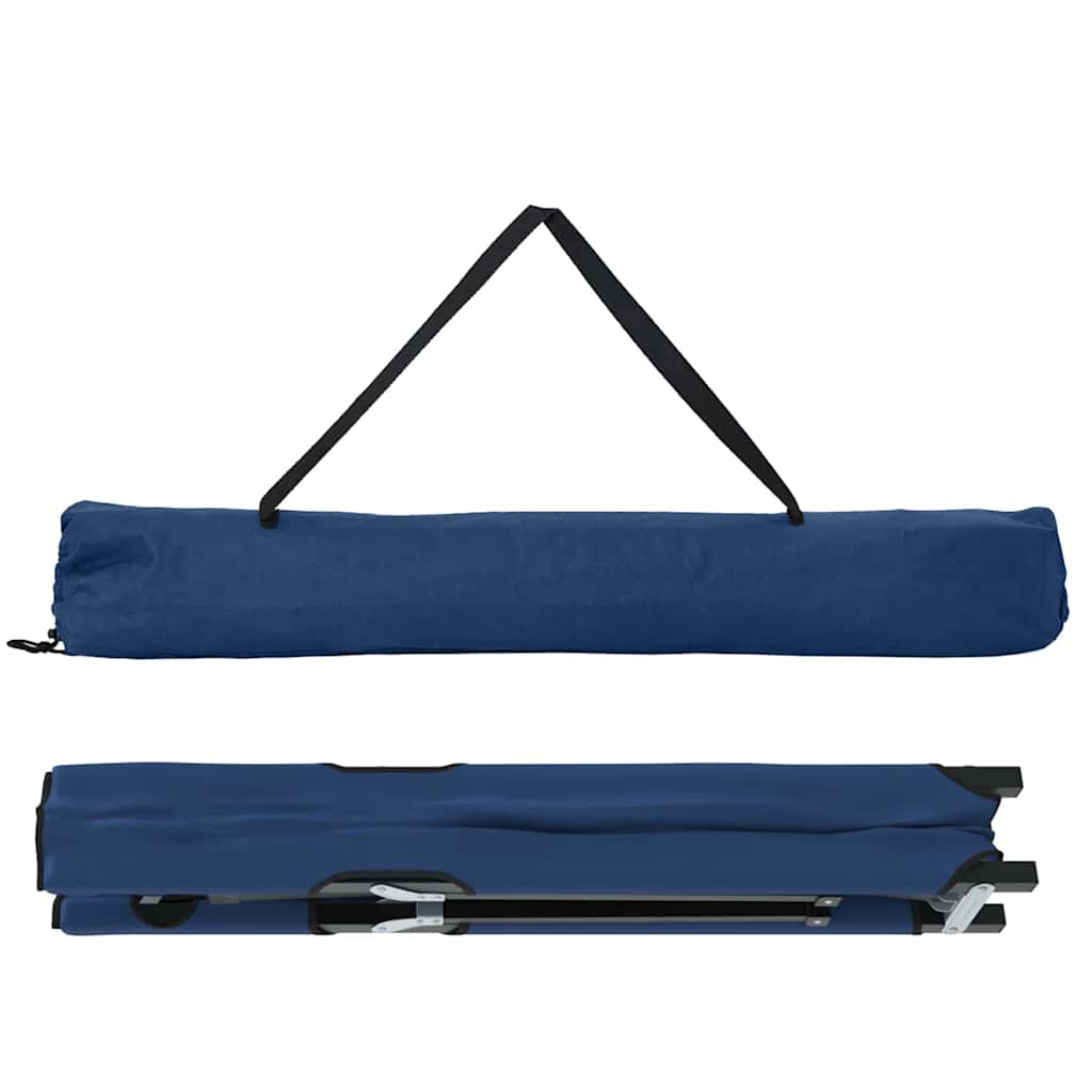 Cama de Camping Dobrável Azul 206 x 76 x 74 cm Tecido Oxford