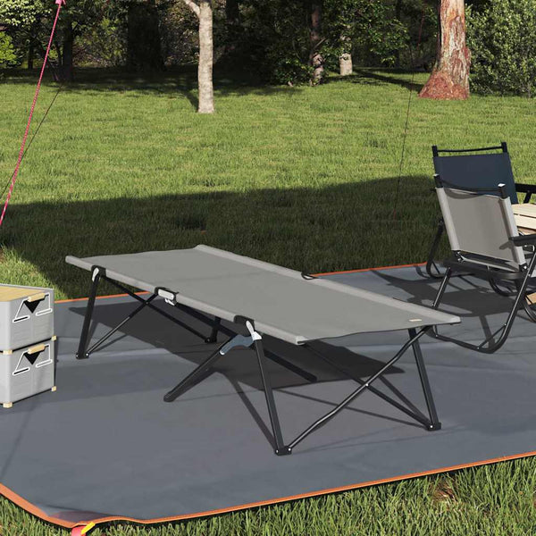 Cama de Camping Dobrável Cinzeto 206 x 76 x 74 cm Tecido Oxford