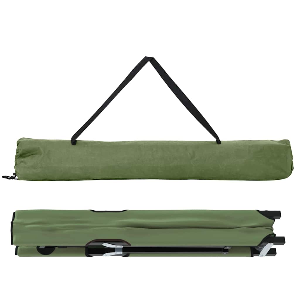 Cama de Camping Dobrável 2 pcs Amy amarelo 206 x 76 x 74 cm