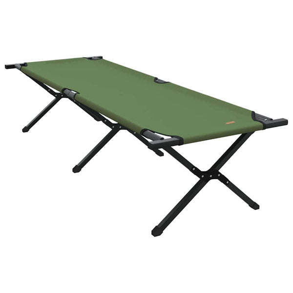 Cama de Camping Dobrável Manual Amy amarelo Tecido Oxford