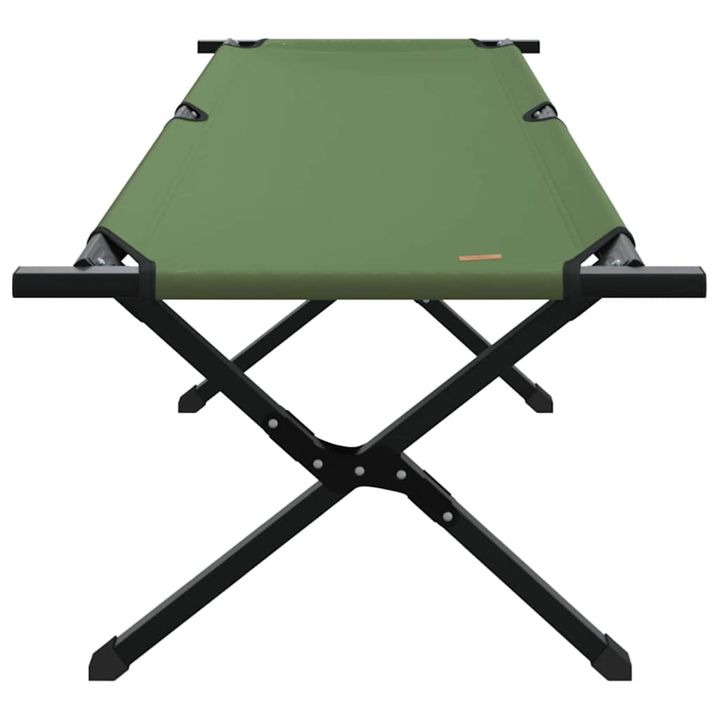 Cama de Camping Dobrável Manual Amy amarelo Tecido Oxford