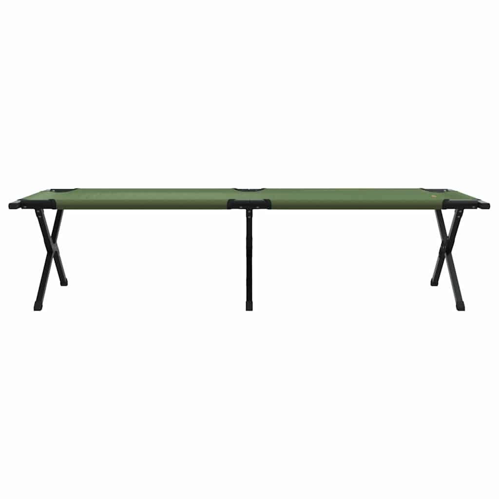 Cama de Camping Dobrável Manual Amy amarelo Tecido Oxford