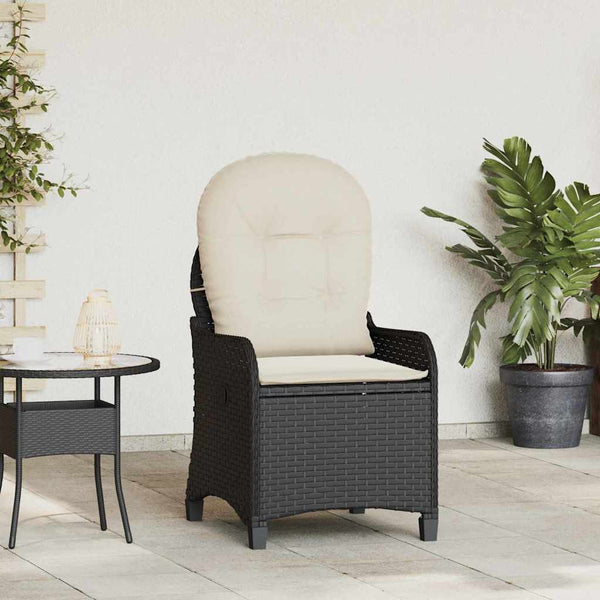 Poltrona reclinável Preto 56 x 66 x 95cm vime PE