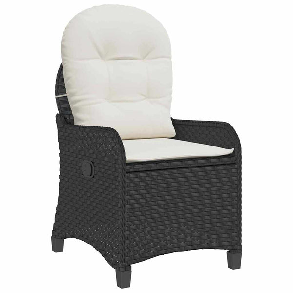 Poltrona reclinável Preto 56 x 66 x 95cm vime PE