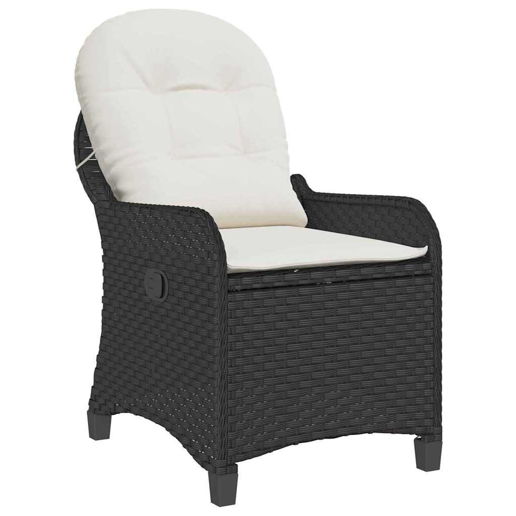 Poltrona reclinável Preto 56 x 66 x 95cm vime PE