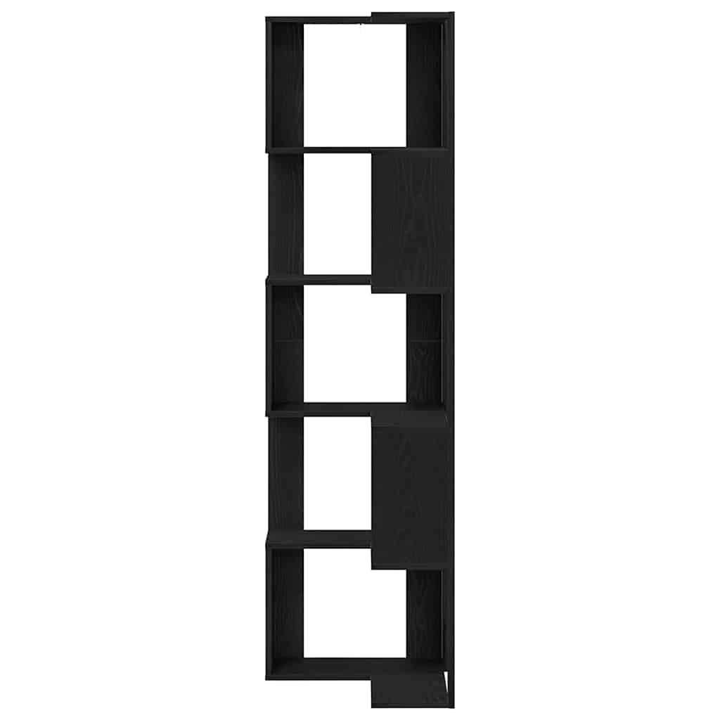 Estante de Canto Carvalho preto 50 x 50 x 179 cm