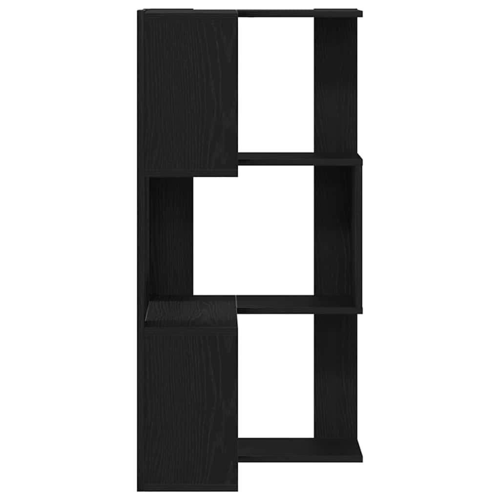 Estante de Canto Carvalho preto 50 x 50 x 102 cm