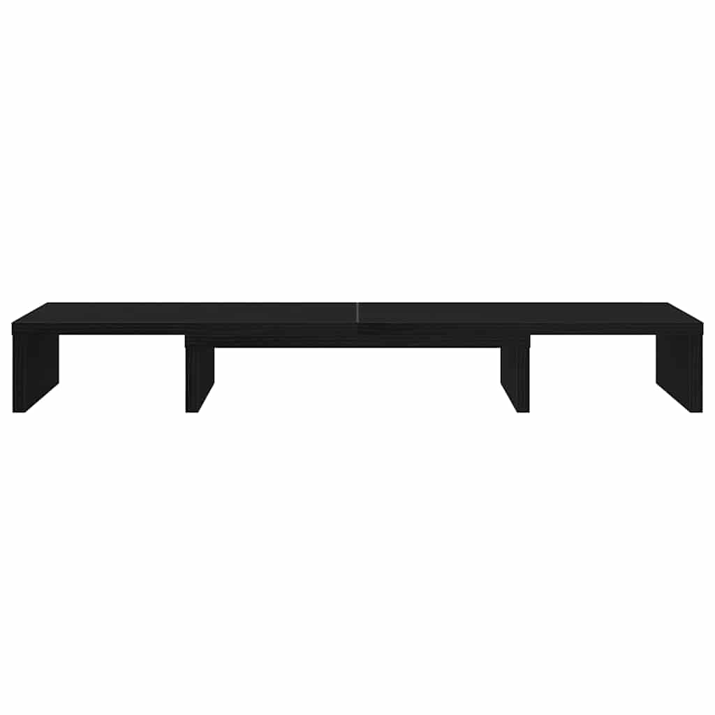 Suporte p/ monitor ajustável 80x24x10,5 cm carvalho preto