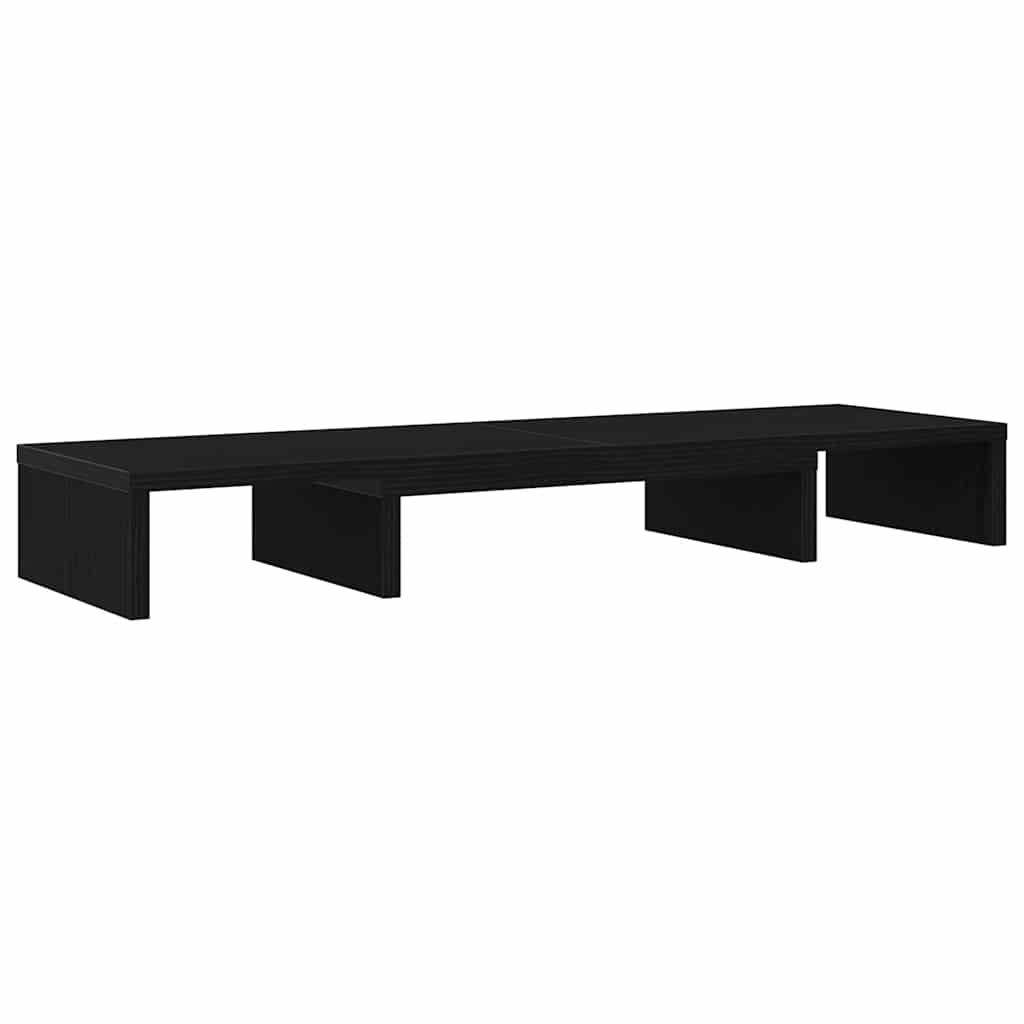 Suporte p/ monitor ajustável 80x24x10,5 cm carvalho preto